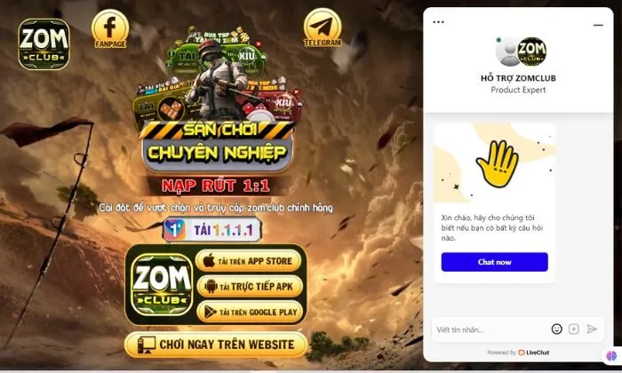 Zomclub với dịch vụ chăm sóc khách hàng 24/7